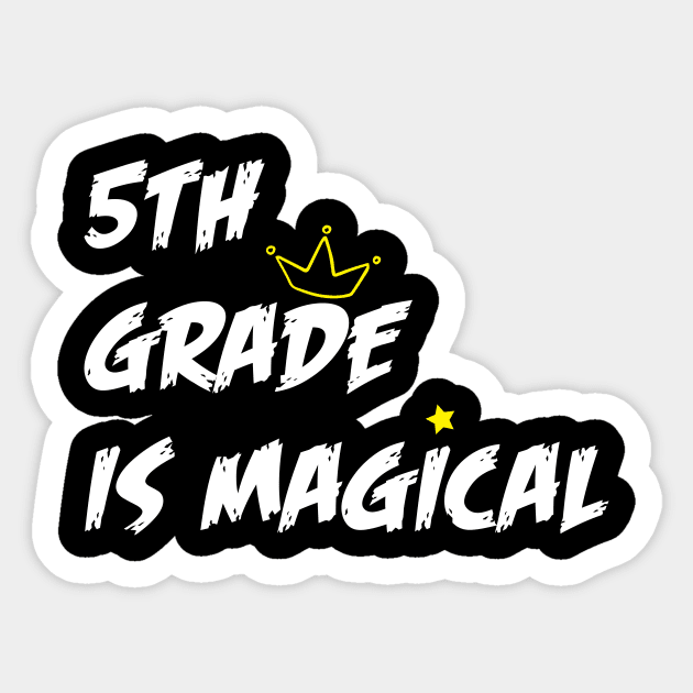 5th grade is magical Sticker by Dizzyland